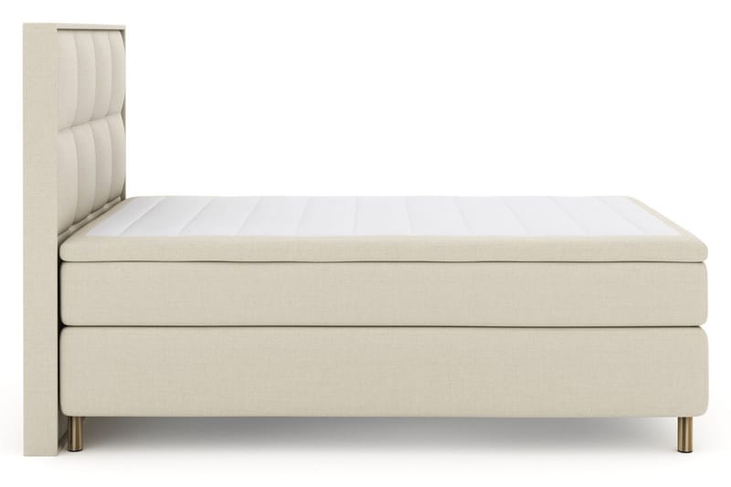 Select No 6 Komplett Sengepakke 140x200 Medium Watergel - Beige/Kobberben - Møbler - Senger - Kontinentalsenger