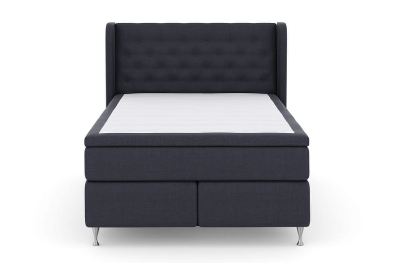 Select No 6 Komplett Sengepakke 140x200 Medium Watergel - Blå/Sølvben - Møbler - Senger - Komplett sengepakke
