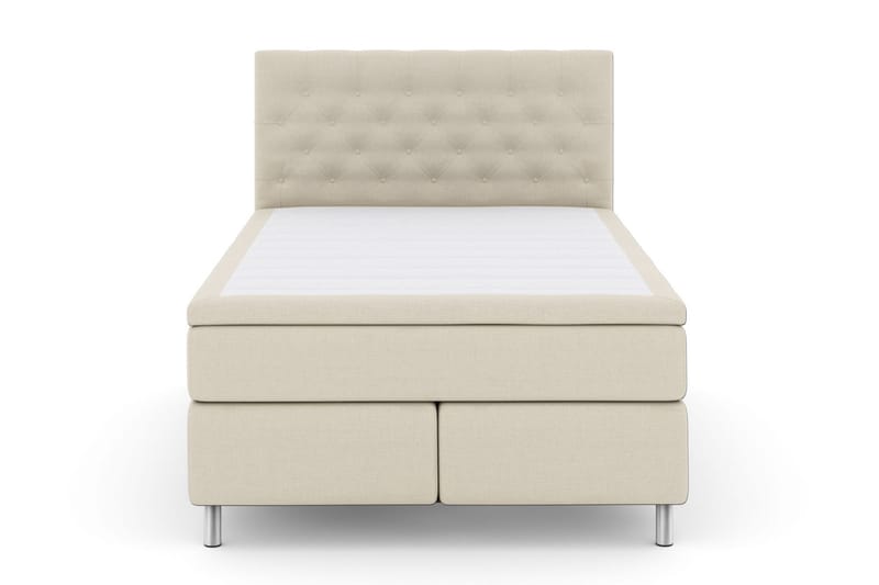 Select No 6 Komplett Sengepakke 160x200 Fast Memory/Pocket - Beige/Metallben - Møbler - Senger - Komplett sengepakke