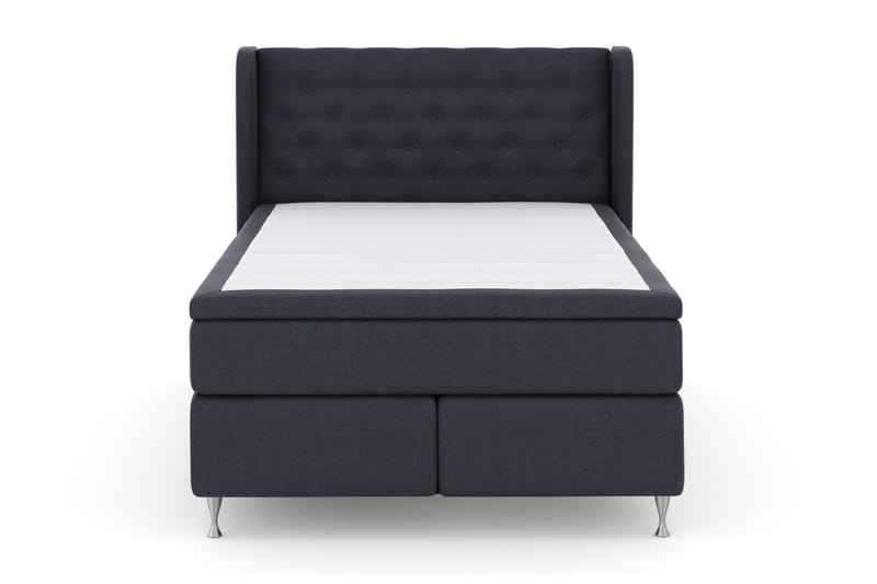 Select No 6 Komplett Sengepakke 160x200 Fast Watergel - Blå/Sølvben - Møbler - Senger - Komplett sengepakke