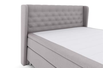 Select No 6 Komplett Sengepakke 160x200 Fast Watergel - Lysegrå/Metallben - Møbler - Senger - Komplett sengepakke