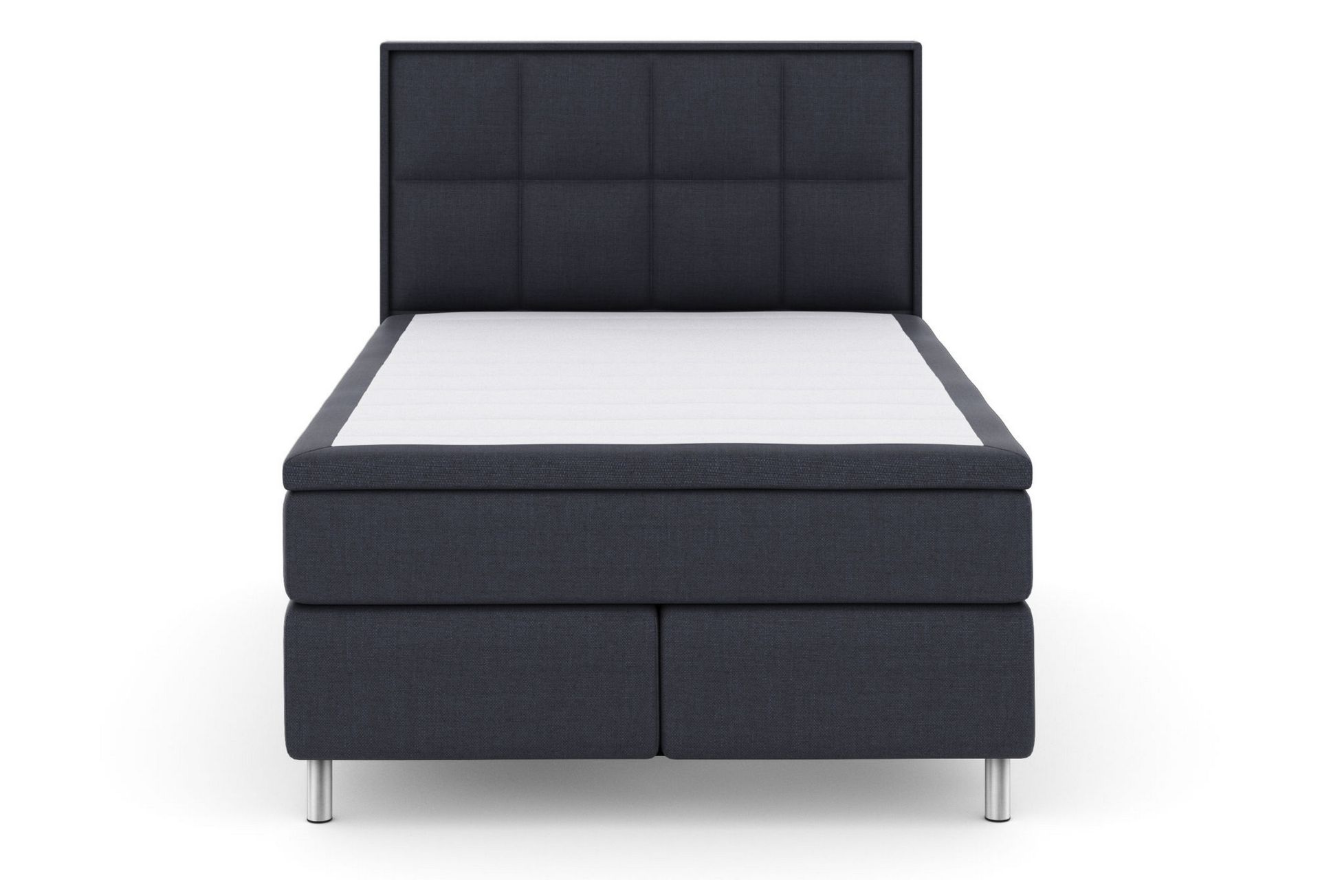 Select No 6 Komplett Sengepakke 160x200 F/M Memory/Pocket - Blå/Metallben - Møbler - Senger - Komplett sengepakke
