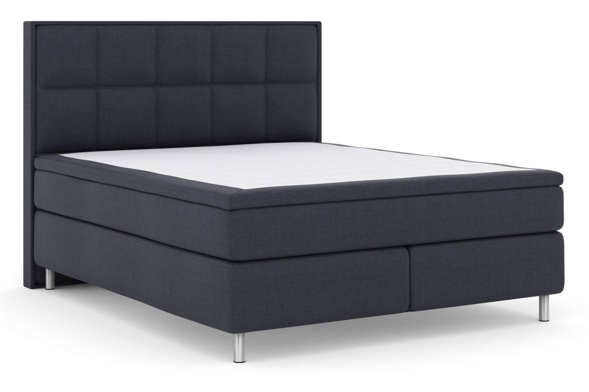 Select No 6 Komplett Sengepakke 180x200 Fast Lateks/Memory - Blå/Metallben - Møbler - Senger - Komplett sengepakke