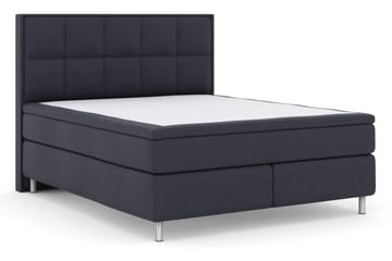 Select No 6 Komplett Sengepakke 180x200 Fast Lateks/Memory - Blå/Metallben - Møbler - Senger - Komplett sengepakke