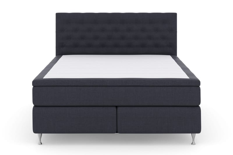 Select No 6 Komplett Sengepakke 180x200 Fast Lateks/Memory - Blå/Sølvben - Møbler - Senger - Komplett sengepakke