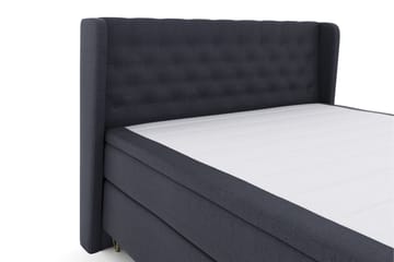 Select No 6 Komplett Sengepakke 180x200 Fast Lateks/Memory - Blå/V-formede Metallben - Møbler - Senger - Komplett sengepakke
