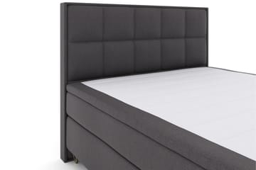 Select No 6 Komplett Sengepakke 180x200 Fast/Medium Watergel - Mørkegrå/V-formede Metallben - Møbler - Senger - Komplett sengepakke