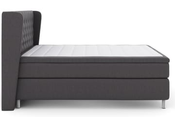 Select No 6 Komplett Sengepakke 180x200 F/M Memory/Pocket - Mørkegrå/Metallben - Møbler - Senger - Komplett sengepakke