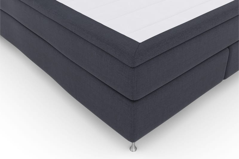 Select No 6 Komplett Sengepakke 210x210 Fast Watergel - Blå/Sølvben - Møbler - Senger - Komplett sengepakke