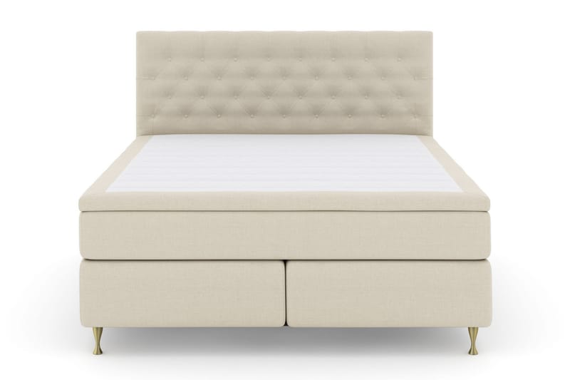 Select No 6 Komplett Sengepakke 210x210 F/M Lateks/Memory - Beige/Gullben - Møbler - Senger - Komplett sengepakke