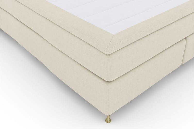 Select No 6 Komplett Sengepakke 210x210 F/M Lateks/Memory - Beige/Gullben - Møbler - Senger - Komplett sengepakke