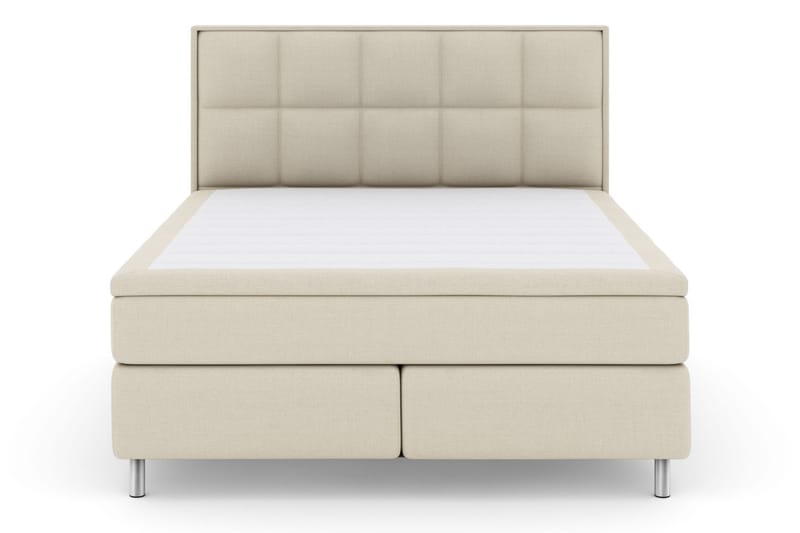 Select No 6 Komplett Sengepakke 210x210 F/M Lateks/Memory - Beige/Metallben - Møbler - Senger - Komplett sengepakke