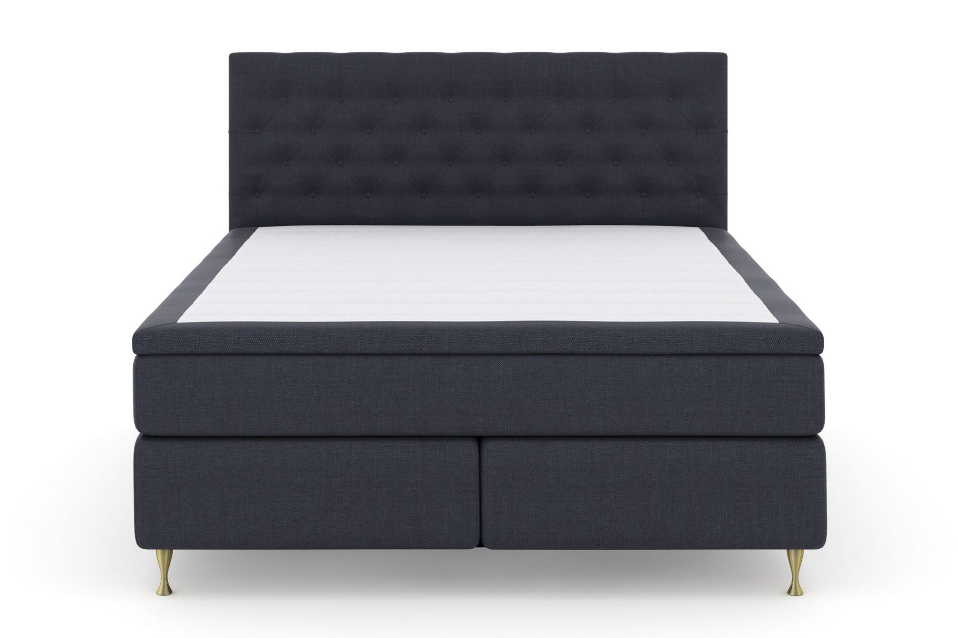 Select No 6 Komplett Sengepakke 210x210 F/M Lateks/Memory - Blå/Gullben - Møbler - Senger - Komplett sengepakke