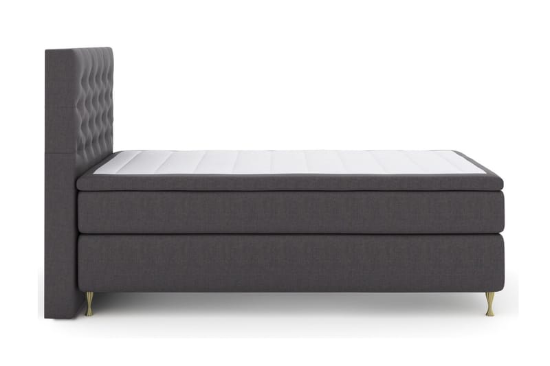Select No 6 Kontinentalseng 120x200 Fast Memory/Pocket - Mørkegrå - Møbler - Senger - Kontinentalsenger