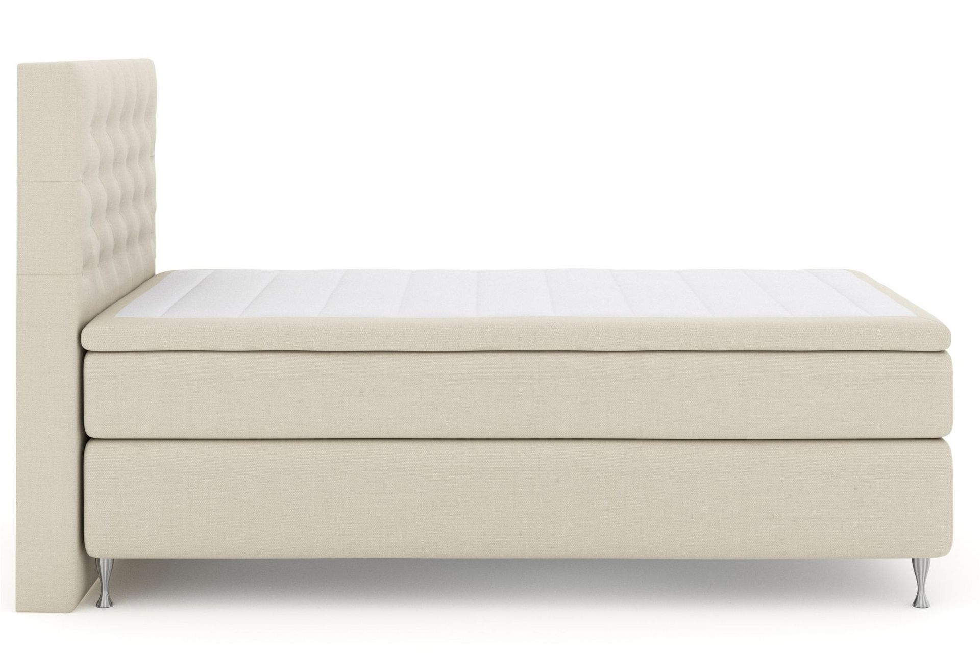 Select No 6 Kontinentalseng 120x200 Fast Watergel - Beige - Møbler - Senger - Kontinentalsenger