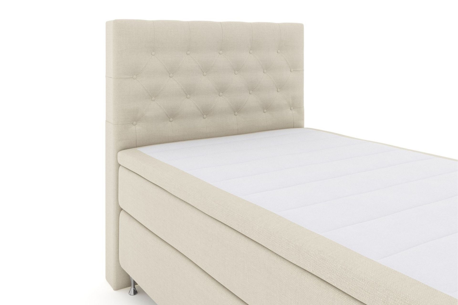 Select No 6 Kontinentalseng 120x200 Fast Watergel - Beige - Møbler - Senger - Kontinentalsenger