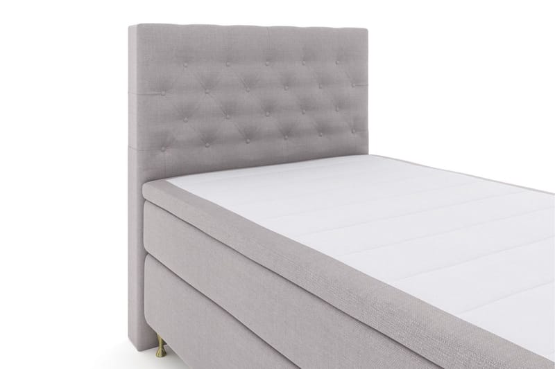 Select No 6 Kontinentalseng 120x200 Fast Watergel - Lysegrå - Møbler - Senger - Kontinentalsenger