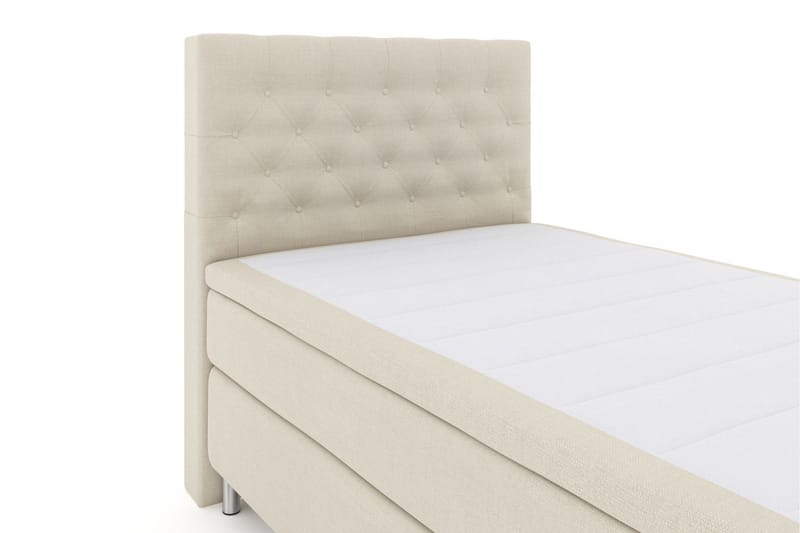 Select No 6 Kontinentalseng 120x200 Medium Lateks/Memory - Beige/Metallben - Møbler - Senger - Kontinentalsenger