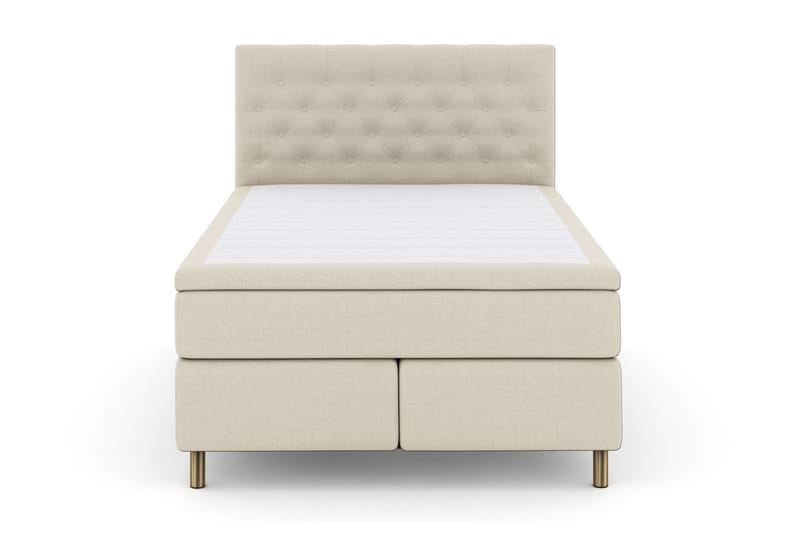 Select No 6 Kontinentalseng 140x200 Fast Lateks/Memory - Beige/Kobberben - Møbler - Senger - Kontinentalsenger
