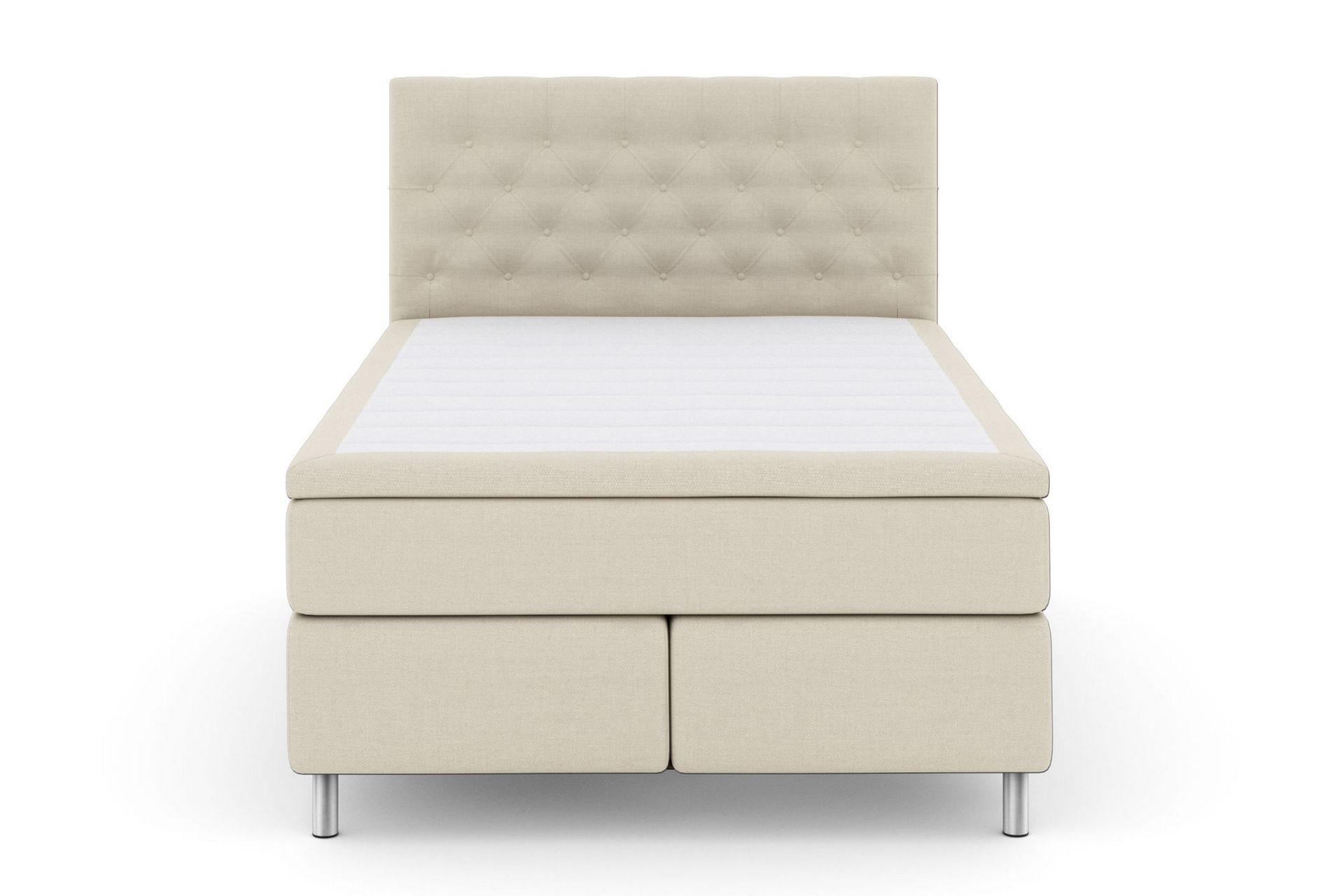 Select No 6 Kontinentalseng 140x200 Fast Lateks/Memory - Beige/Metallben - Møbler - Senger - Kontinentalsenger