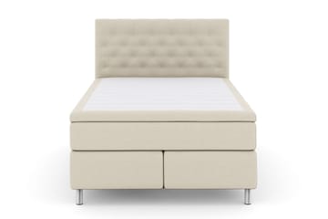 Select No 6 Kontinentalseng 140x200 Fast Lateks/Memory - Beige/Metallben - Møbler - Senger - Kontinentalsenger