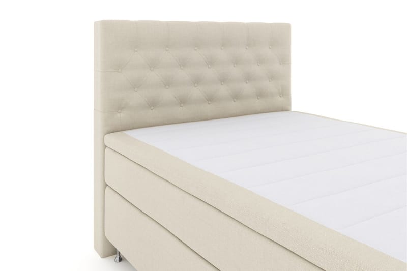 Select No 6 Kontinentalseng 140x200 Fast/Medium Lateks/Memor - Beige/Sølvben - Møbler - Senger - Kontinentalsenger