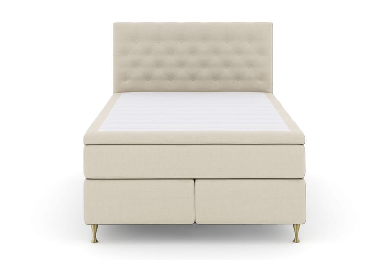 Select No 6 Kontinentalseng 140x200 Fast/Medium Watergel - Beige/Gullben - Møbler - Senger - Kontinentalsenger