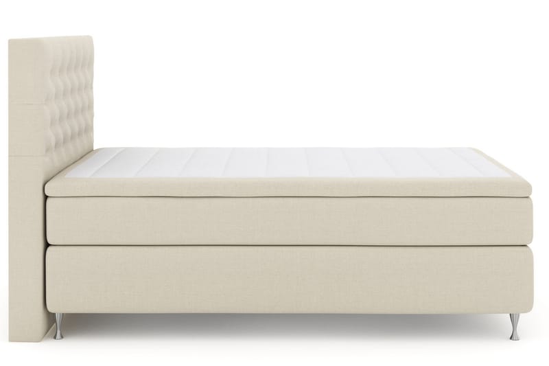 Select No 6 Kontinentalseng 140x200 Fast/Medium Watergel - Beige/Sølvben - Møbler - Senger - Kontinentalsenger
