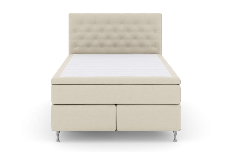 Select No 6 Kontinentalseng 140x200 F/M Memory/Pocket - Beige/Sølvben - Møbler - Senger - Kontinentalsenger