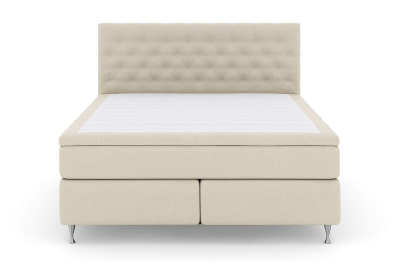 Select No 6 Kontinentalseng 180x200 Fast Lateks/Memory - Beige/Sølvben - Møbler - Senger - Kontinentalsenger
