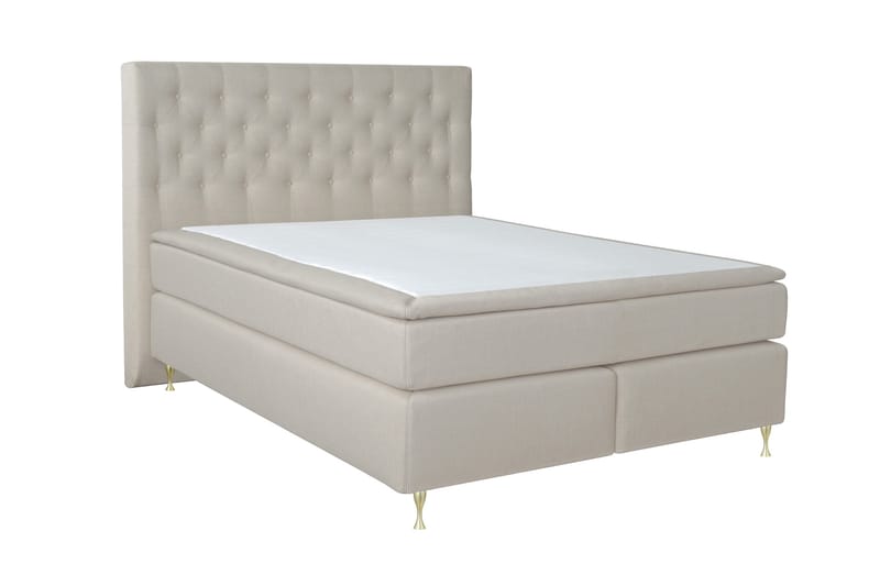 Select No 6 Kontinentalseng 180x200 Fast Watergel - Beige/Gullben - Møbler - Senger - Kontinentalsenger