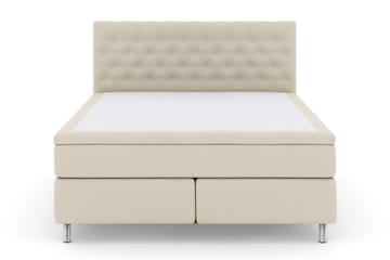Select No 6 Kontinentalseng 180x200 Fast/Medium Lateks/Memor - Beige/Metallben - Møbler - Senger - Kontinentalsenger