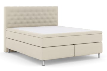 Select No 6 Kontinentalseng 180x200 Fast/Medium Lateks/Memor - Beige/Metallben - Møbler - Senger - Kontinentalsenger