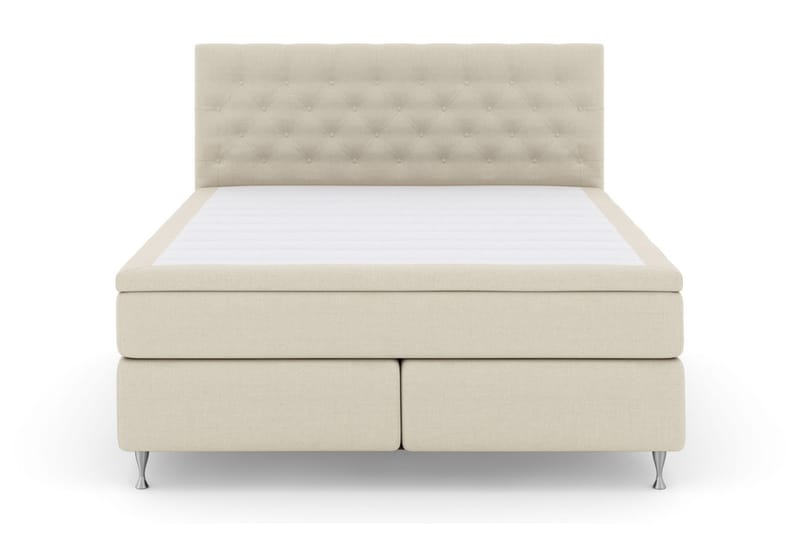 Select No 6 Kontinentalseng 180x200 F/M Memory/Pocket - Beige/Sølvben - Møbler - Senger - Kontinentalsenger