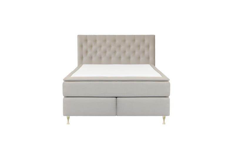 Select No 6 Kontinentalseng 210x210 Fast Memory/Pocket - Beige/Gullben - Møbler - Senger - Kontinentalsenger