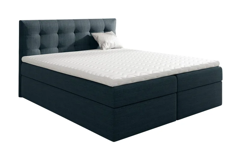 Skaftå kontinentalseng 120x200 - Svart / Blå / Grå / Hvit - Møbler - Senger - Kontinentalsenger