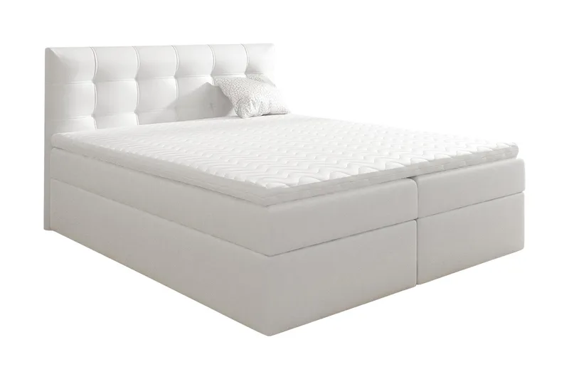 Skaftå kontinentalseng 140x200, Svart / Hvit