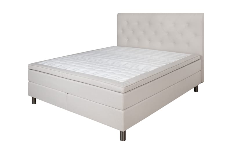 Smögen Komplett Sängpaket 160x200 - Beige - Møbler - Senger - Komplett sengepakke