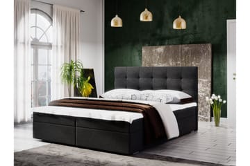 Stephanie Sengepakke 180x200 Rutemønstrete Gavl