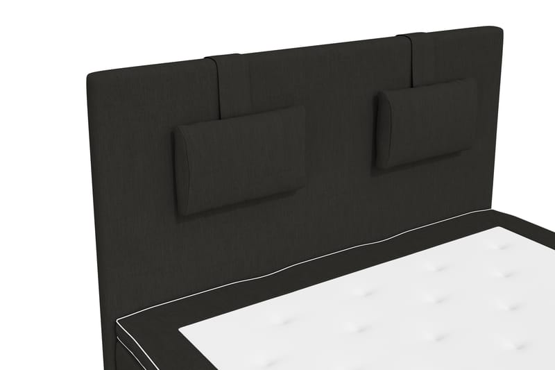 Superior Lyx Komplett Sengepakke 140 cm Svart - Eikeben - Møbler - Senger - Komplett sengepakke