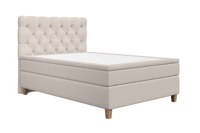 Superior Lyx Kontinentalseng 120x200 cm Beige - Eikeben - Møbler - Senger - Kontinentalsenger