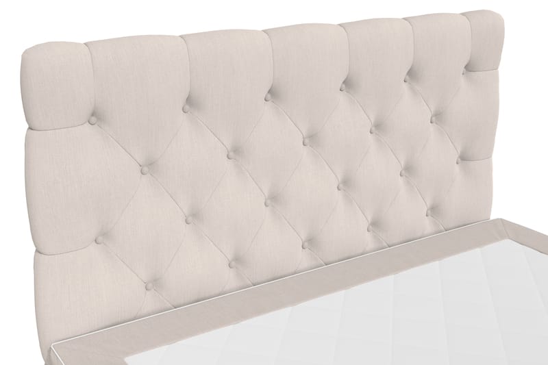 Superior Lyx Kontinentalseng 120x200 cm Beige - Sølvben - Møbler - Senger - Kontinentalsenger