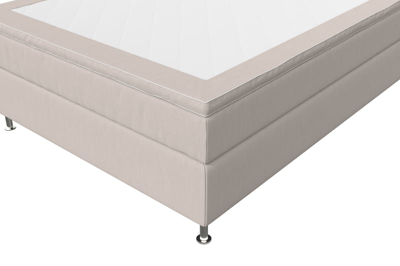 Superior Lyx Kontinentalseng 120x200 cm Beige - Sølvben - Enkeltsenger - Kontinentalsenger