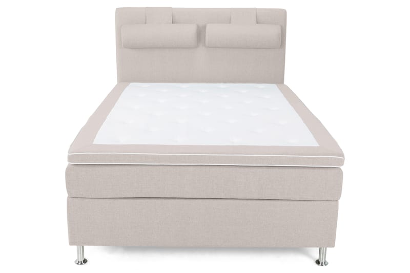 Superior Lyx Kontinentalseng 120x200 cm Beige - Sølvben - Møbler - Senger - Kontinentalsenger