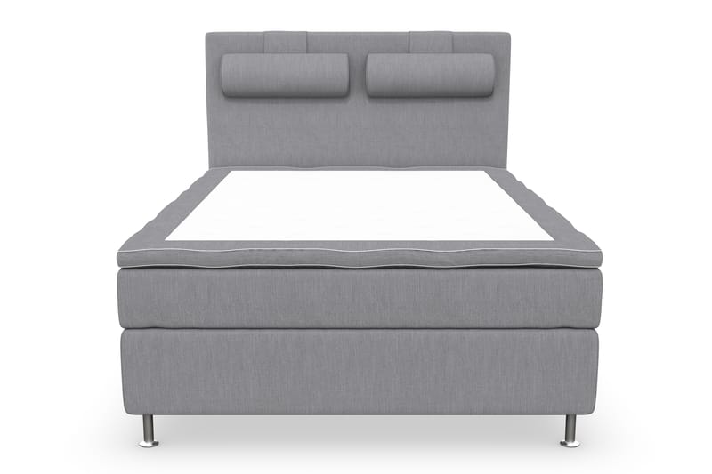 Superior Lyx Kontinentalseng 120x200 cm Lysegrå - Sølvben - Møbler - Senger - Kontinentalsenger