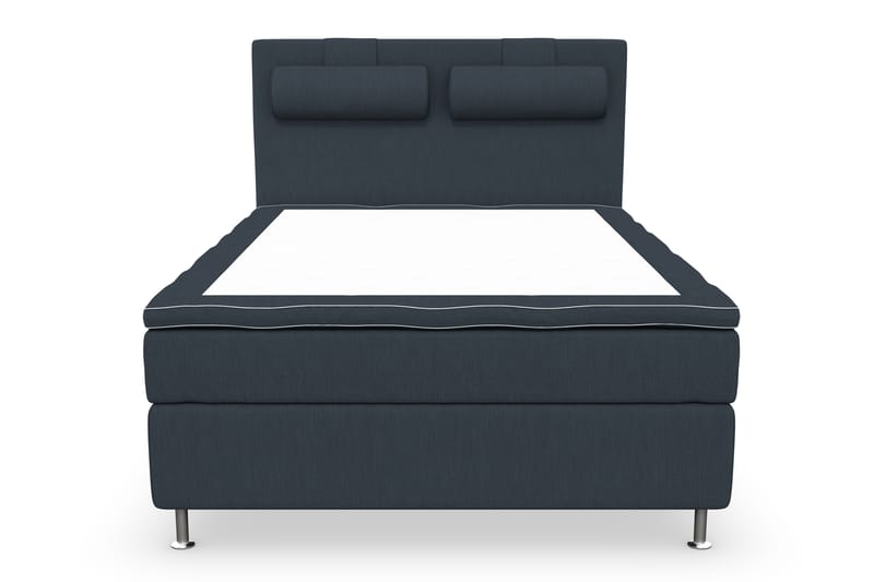 Superior Lyx Kontinentalseng 120x200 cm Mørkeblå - Sølvben - Møbler - Senger - Kontinentalsenger