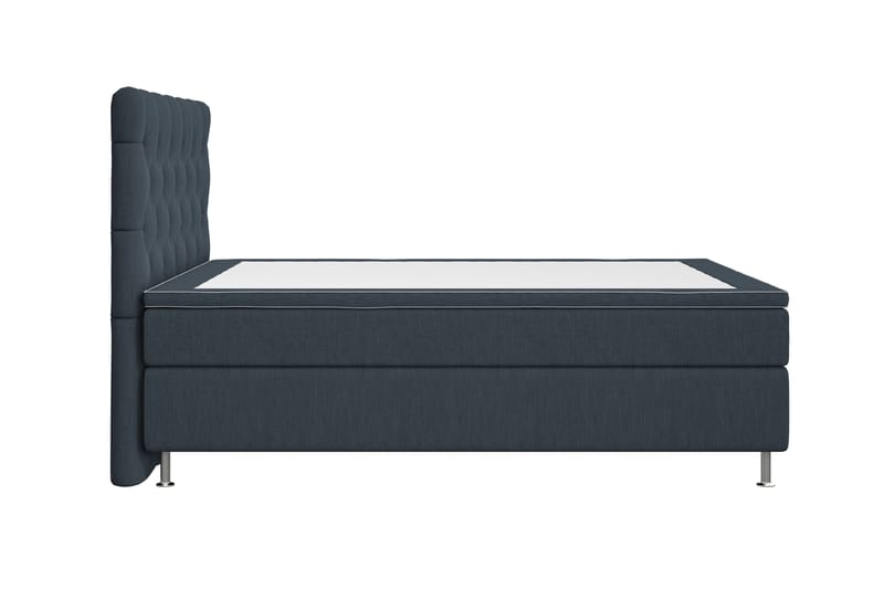 Superior Lyx Kontinentalseng 120x200 cm Mørkeblå - Sølvben - Møbler - Senger - Kontinentalsenger