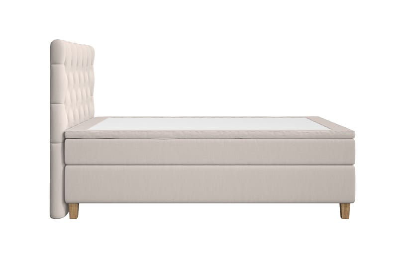 Superior Lyx Kontinentalseng 140x200 cm Beige - Eikeben - Møbler - Senger - Kontinentalsenger