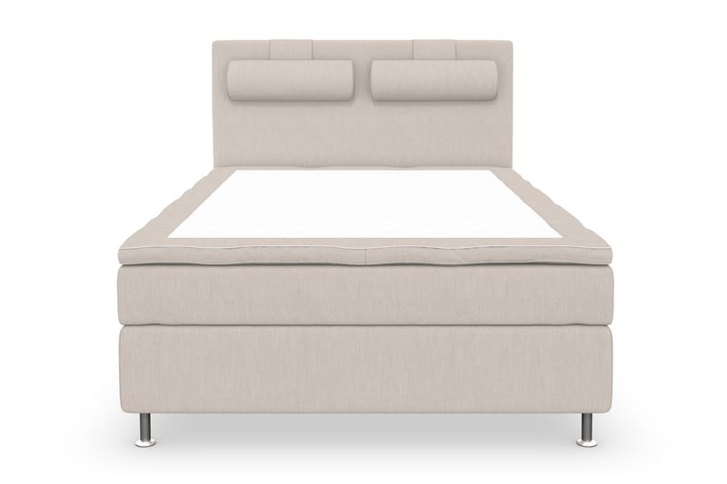 Superior Lyx Kontinentalseng 140x200 cm Beige - Sølvben - Møbler - Senger - Kontinentalsenger