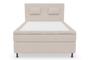 Superior Lyx Kontinentalseng 140x200 cm Beige - Sølvben - Møbler - Senger - Kontinentalsenger